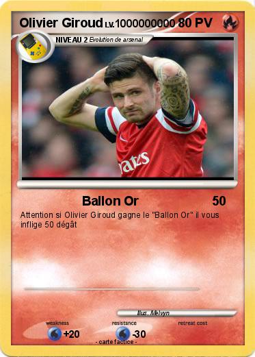 Pokemon Olivier Giroud
