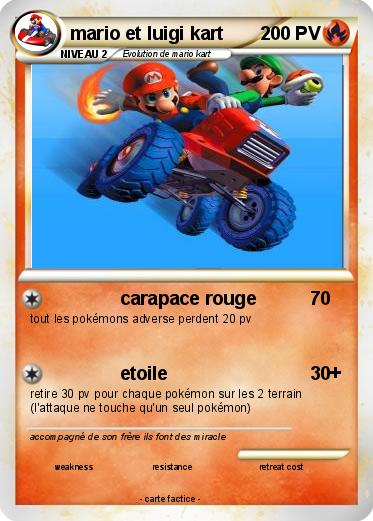 Pokemon mario et luigi kart