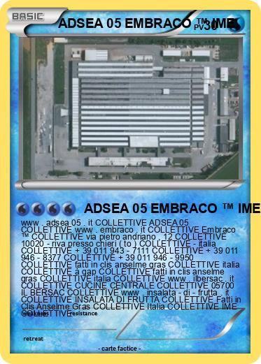 Pokemon ADSEA 05 EMBRACO ™ IME