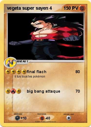 Pokemon vegeta super sayen 4