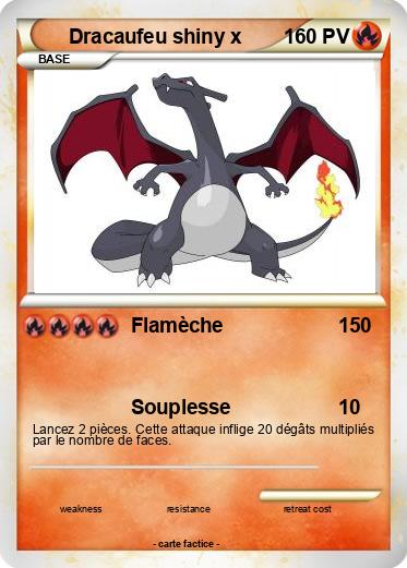 Pokemon Dracaufeu shiny x