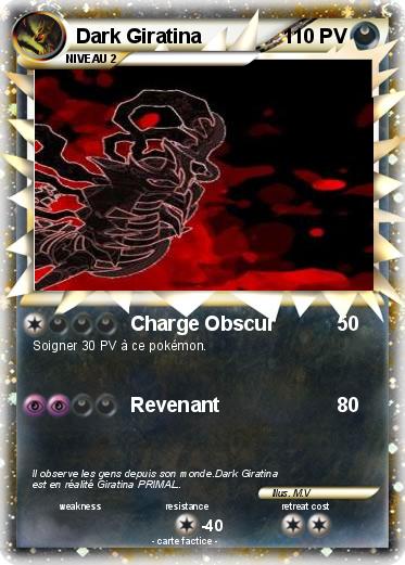 Pokemon Dark Giratina