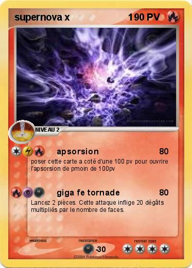 Pokemon supernova x                      1