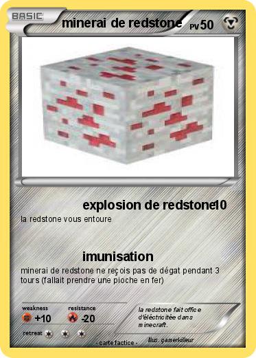 Pokemon minerai de redstone
