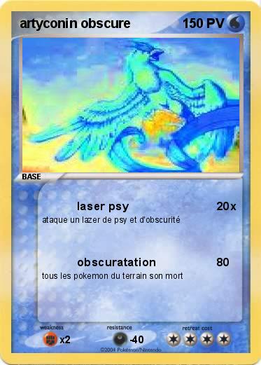 Pokemon artyconin obscure
