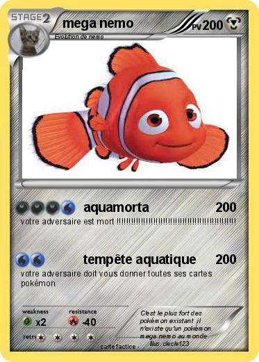 Pokemon mega nemo