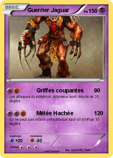 Pokemon Guerrier Jaguar