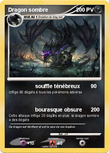 Pokemon Dragon sombre
