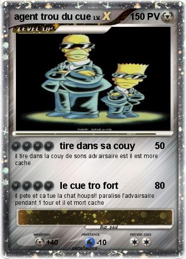 Pokemon agent trou du cue
