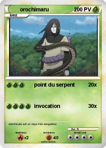 Pokemon orochimaru