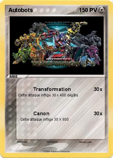 Pokemon Autobots