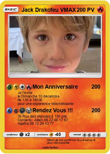 Pokemon Jack Drakofeu VMAX