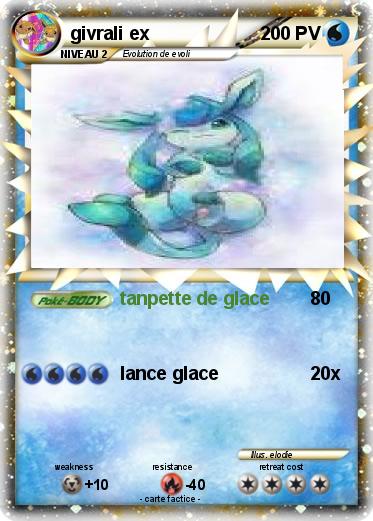 Pokemon givrali ex