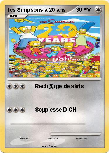 Pokemon les Simpsons à 20 ans