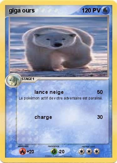 Pokemon giga ours