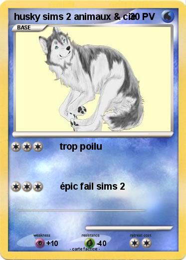 Pokemon husky sims 2 animaux & cie