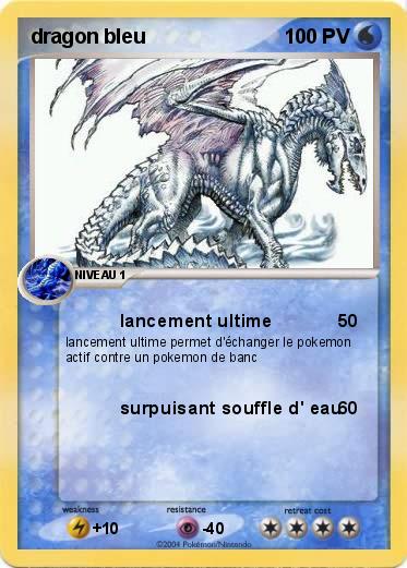 Pokemon dragon bleu