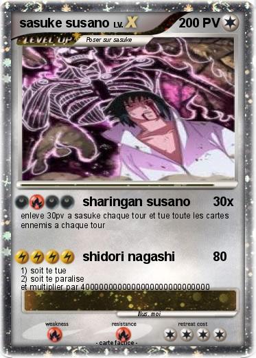 Pokemon sasuke susano