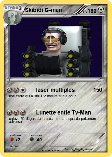Pokemon Skibidi G-man