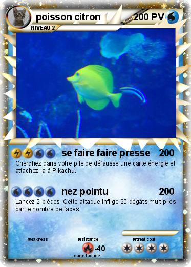 Pokemon poisson citron