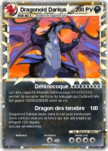 Pokemon Dragonoid Darkus