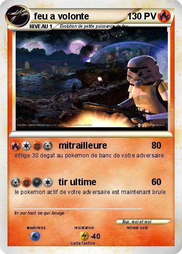 Pokemon feu a volonte