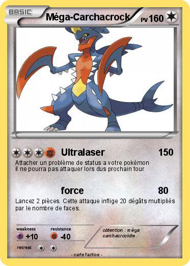 Pokemon Méga-Carchacrock