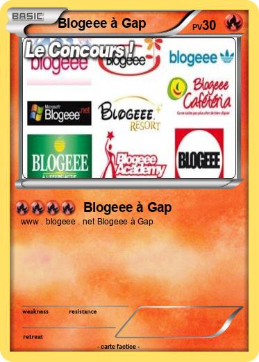 Pokemon Blogeee à Gap