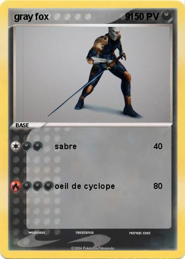 Pokemon gray fox                              9 