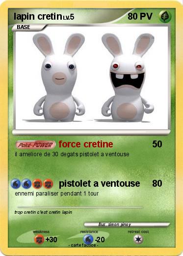 Pokemon lapin cretin