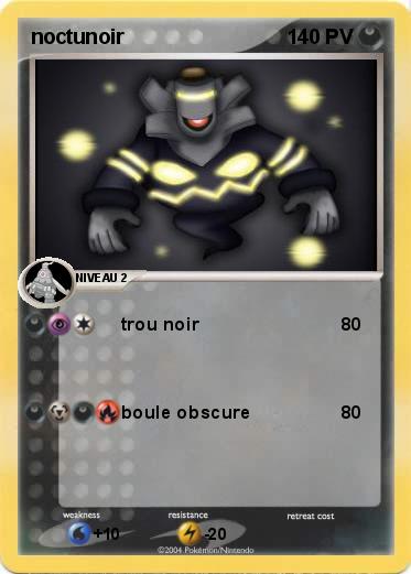 Pokemon noctunoir
