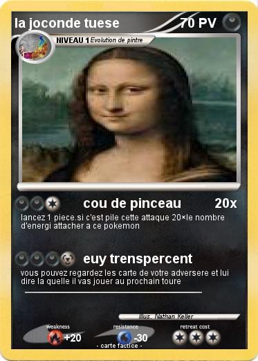 Pokemon la joconde tuese