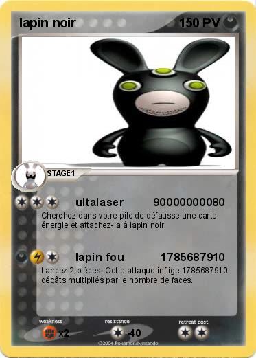 Pokemon lapin noir