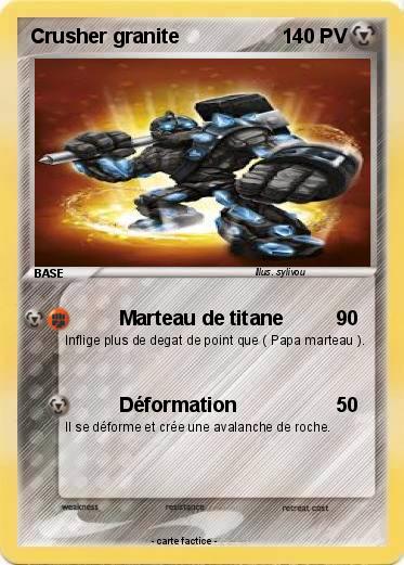 Pokemon Crusher granite