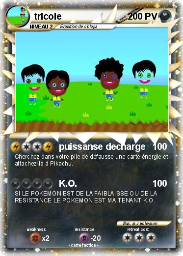 Pokemon tricole