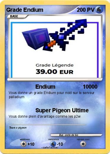 Pokemon Grade Endium