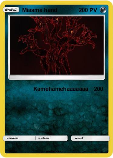Pokemon Miasma hand