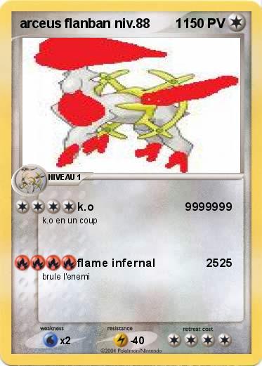 Pokemon arceus flanban niv.88       1