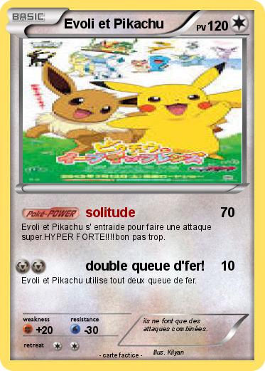 Pokemon Evoli et Pikachu
