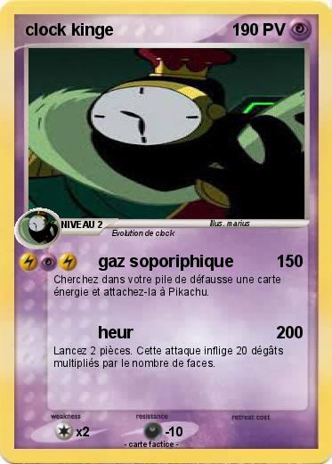 Pokemon clock kinge