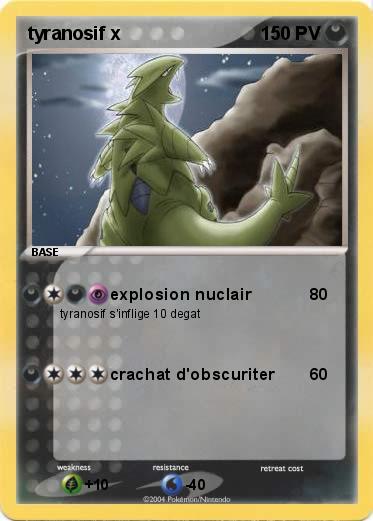 Pokemon tyranosif x