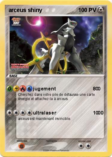 Pokemon arceus shiny