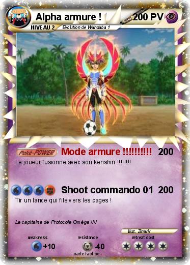 Pokemon Alpha armure !