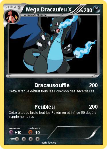 Pokemon Mega Dracaufeu X