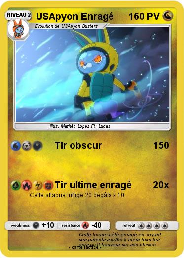 Pokemon USApyon Enragé