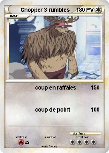 Pokemon Chopper 3 rumbles