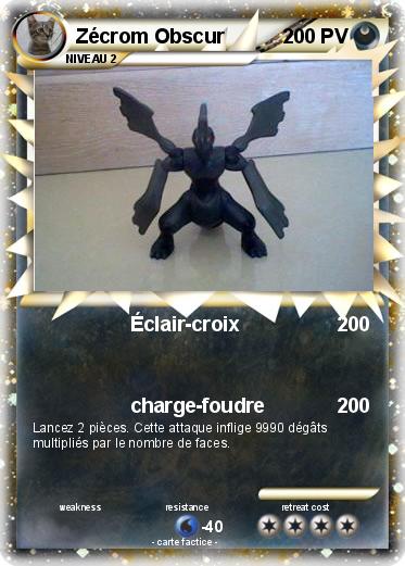 Pokemon Zécrom Obscur                                                                     *