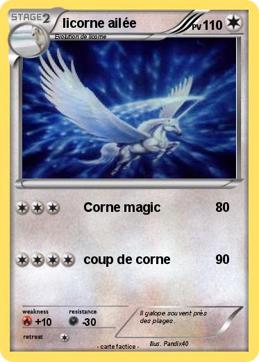 Pokemon licorne ailée
