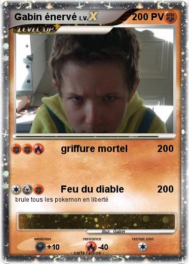 Pokemon Gabin énervé