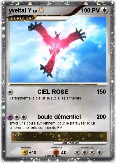 Pokemon yveltal Y